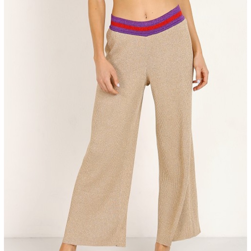 Splendid Gold Pants From Anthropologie